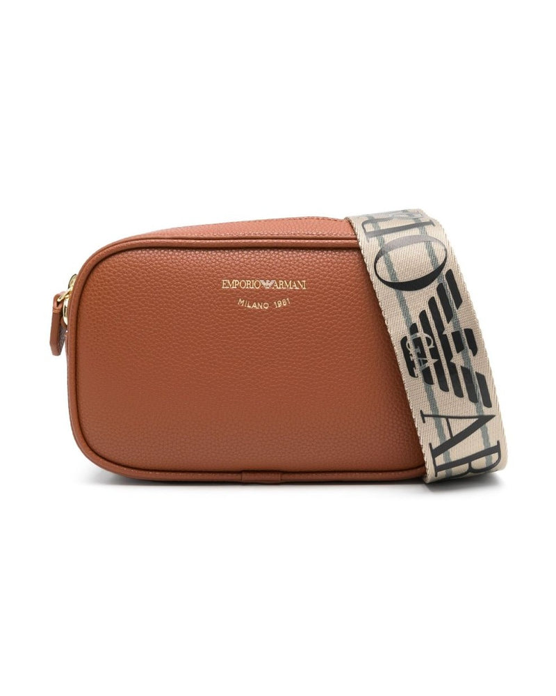 Emporio Armani Brown Leather Bag Glam Steals