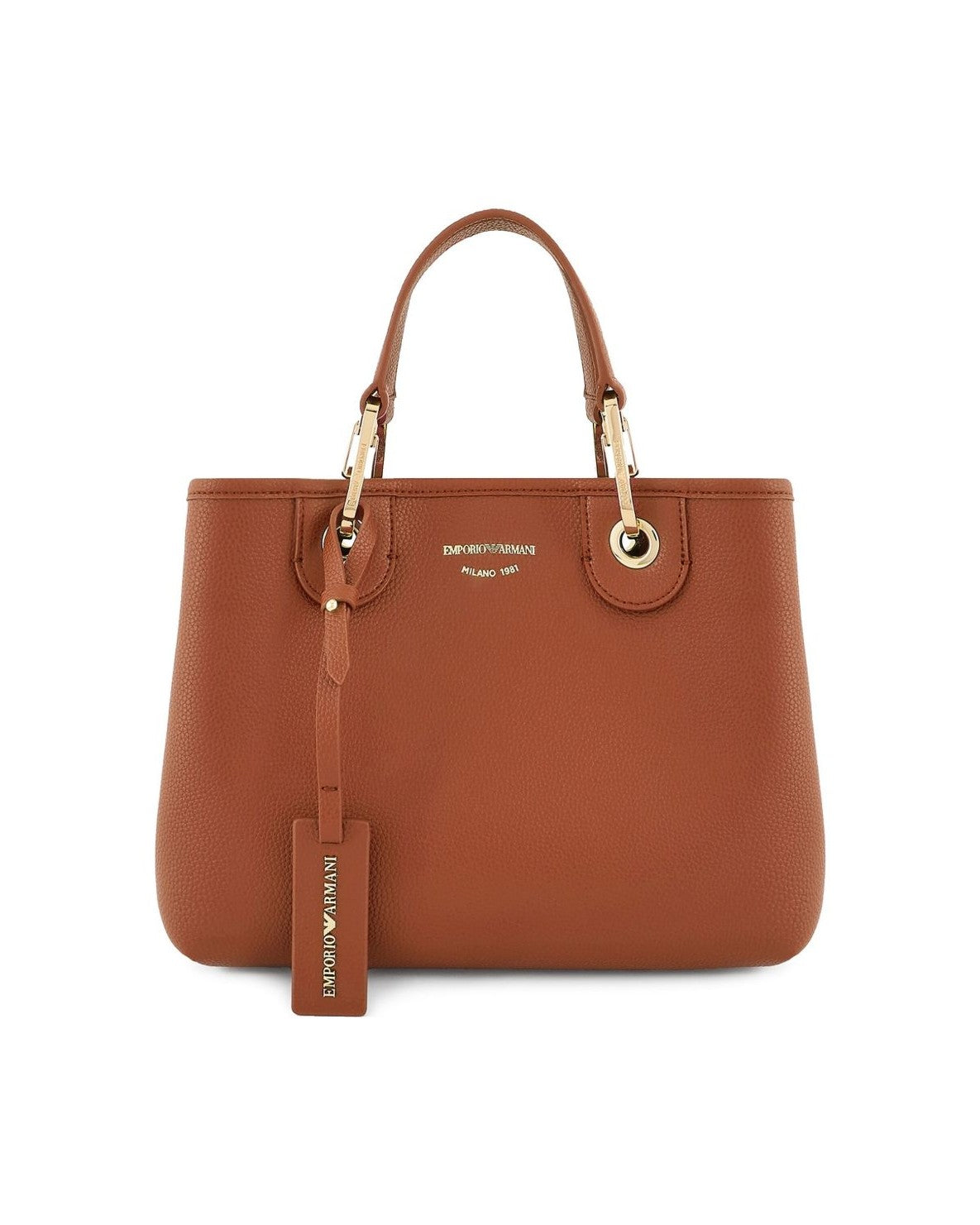 Emporio Armani Brown Leather Bag Glam Steals