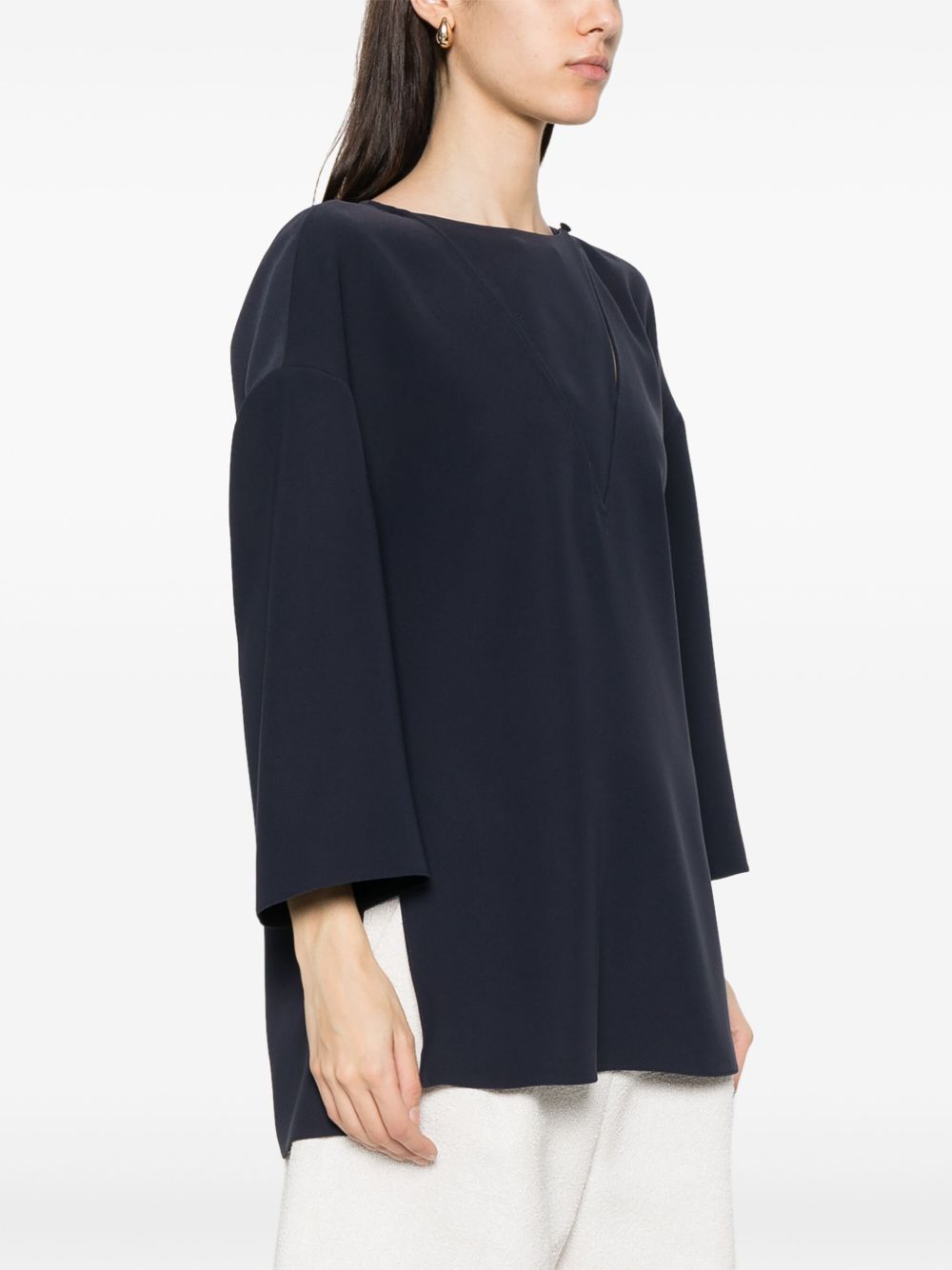 Emporio Armani Cady Blouse Glam Steals