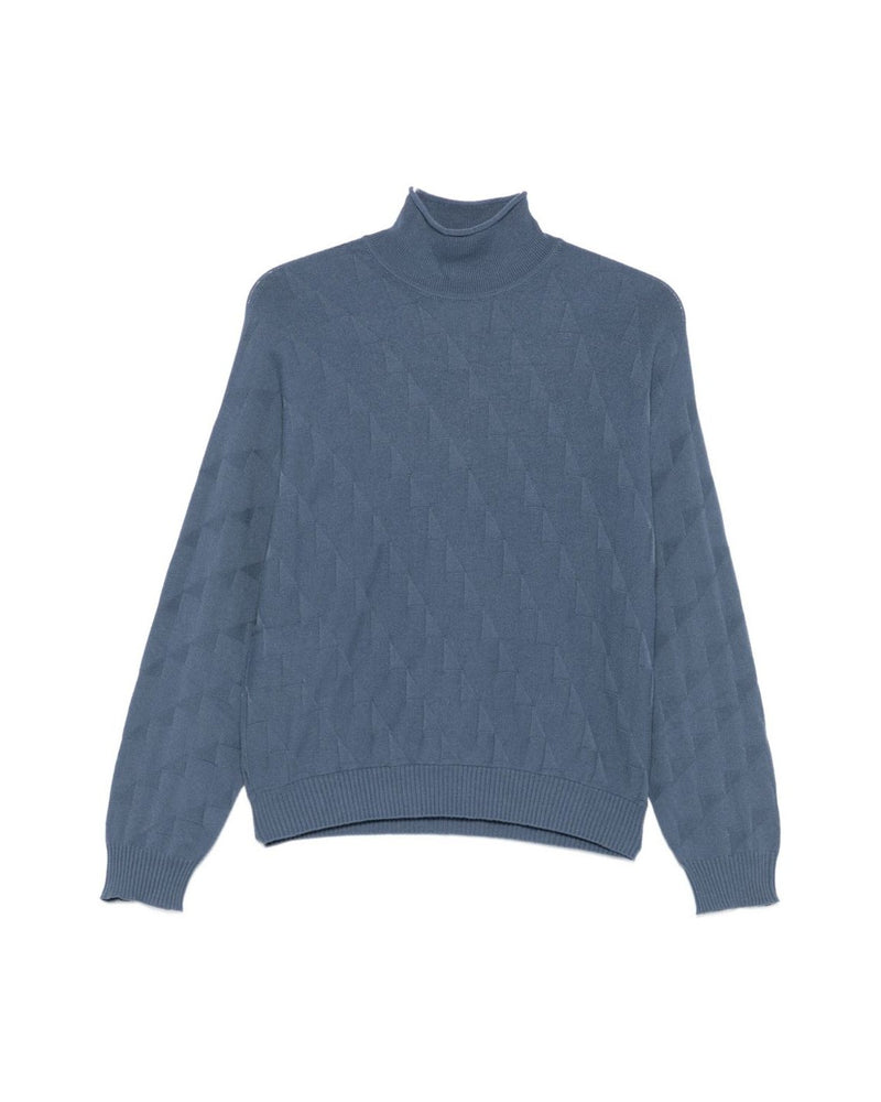 Emporio Armani Clear Blue Capsule Sweater Glam Steals