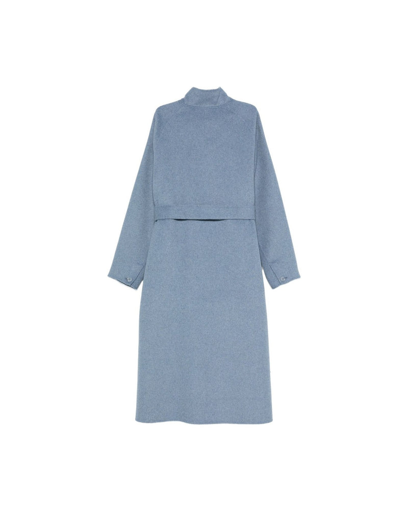 Emporio Armani Clear Blue Coat Glam Steals