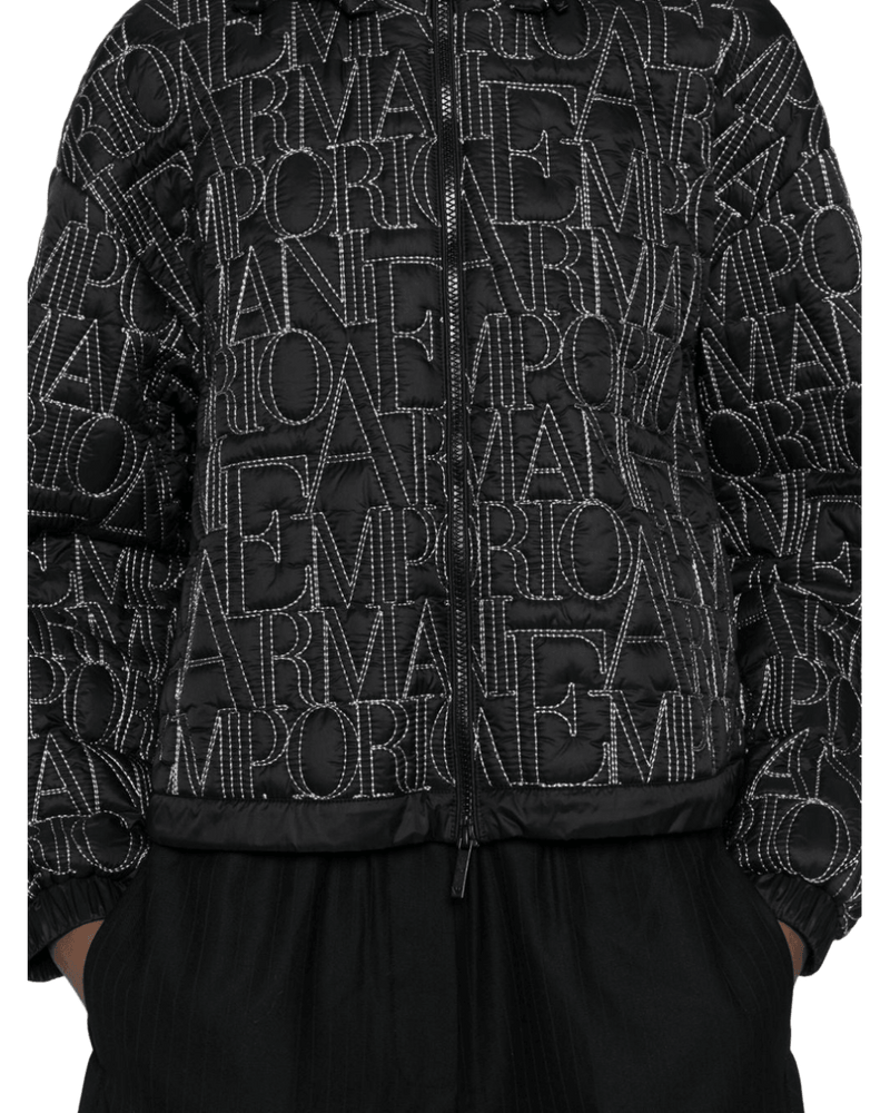 Emporio Armani Coats Black Glam Steals