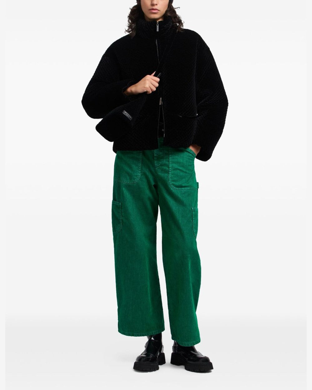 Emporio Armani Coats Black Glam Steals