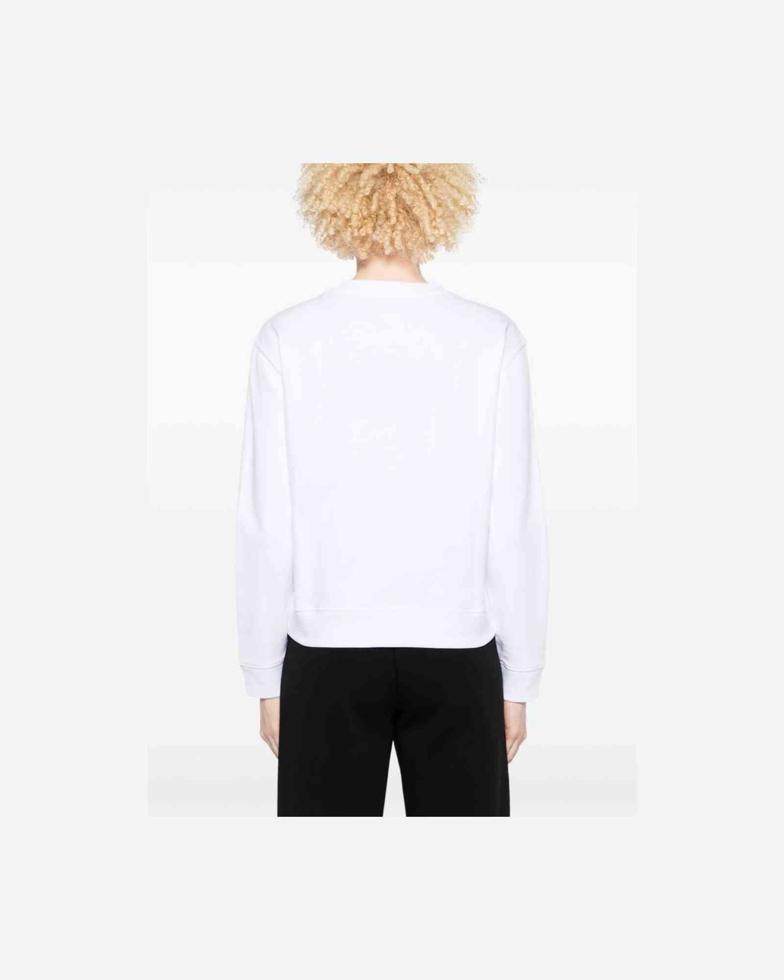 Emporio Armani Cotton Logo Print Organic Sweat-shirt Glam Steals