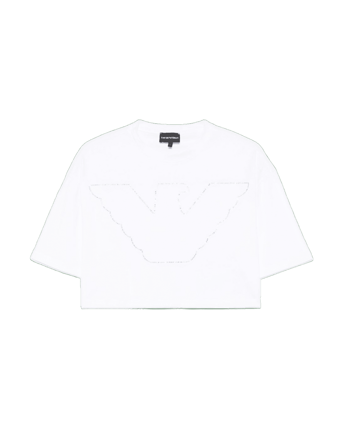 Emporio Armani Crewneck Crop Top Glam Steals