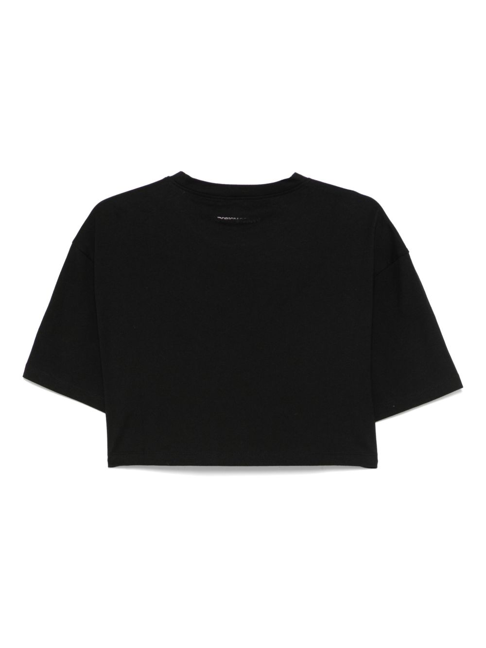 Emporio Armani Crewneck Crop Top Glam Steals