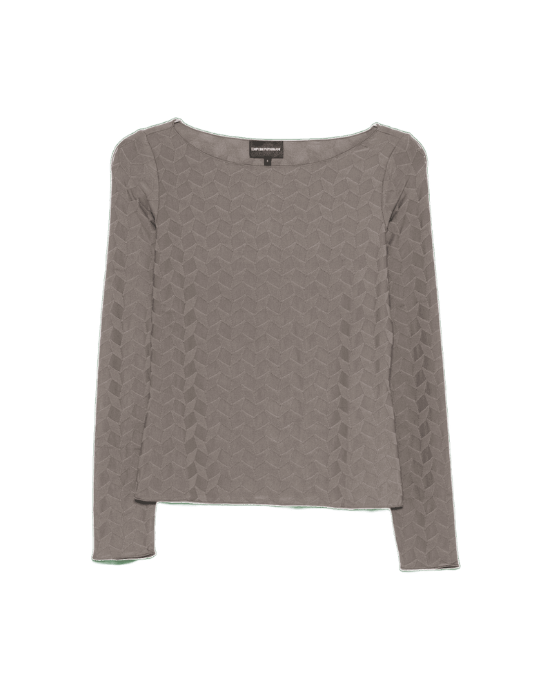 Emporio Armani Dove Grey Sweater Glam Steals