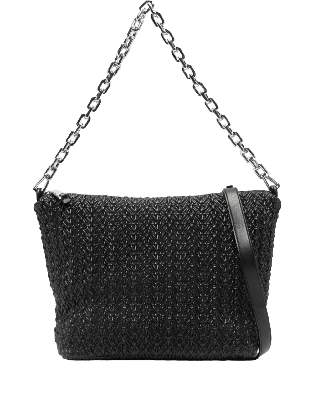 Emporio Armani Ea Logo Hobo Embossed Medium Bag Glam Steals