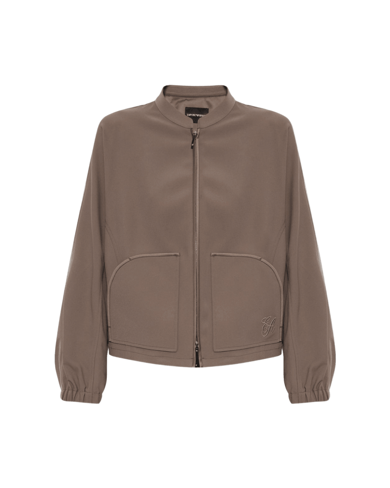 Emporio Armani Grey Coat Dove Glam Steals