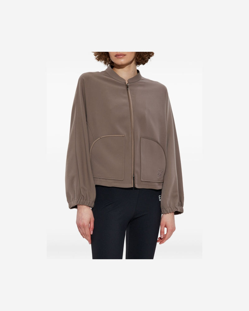 Emporio Armani Grey Coat Dove Glam Steals