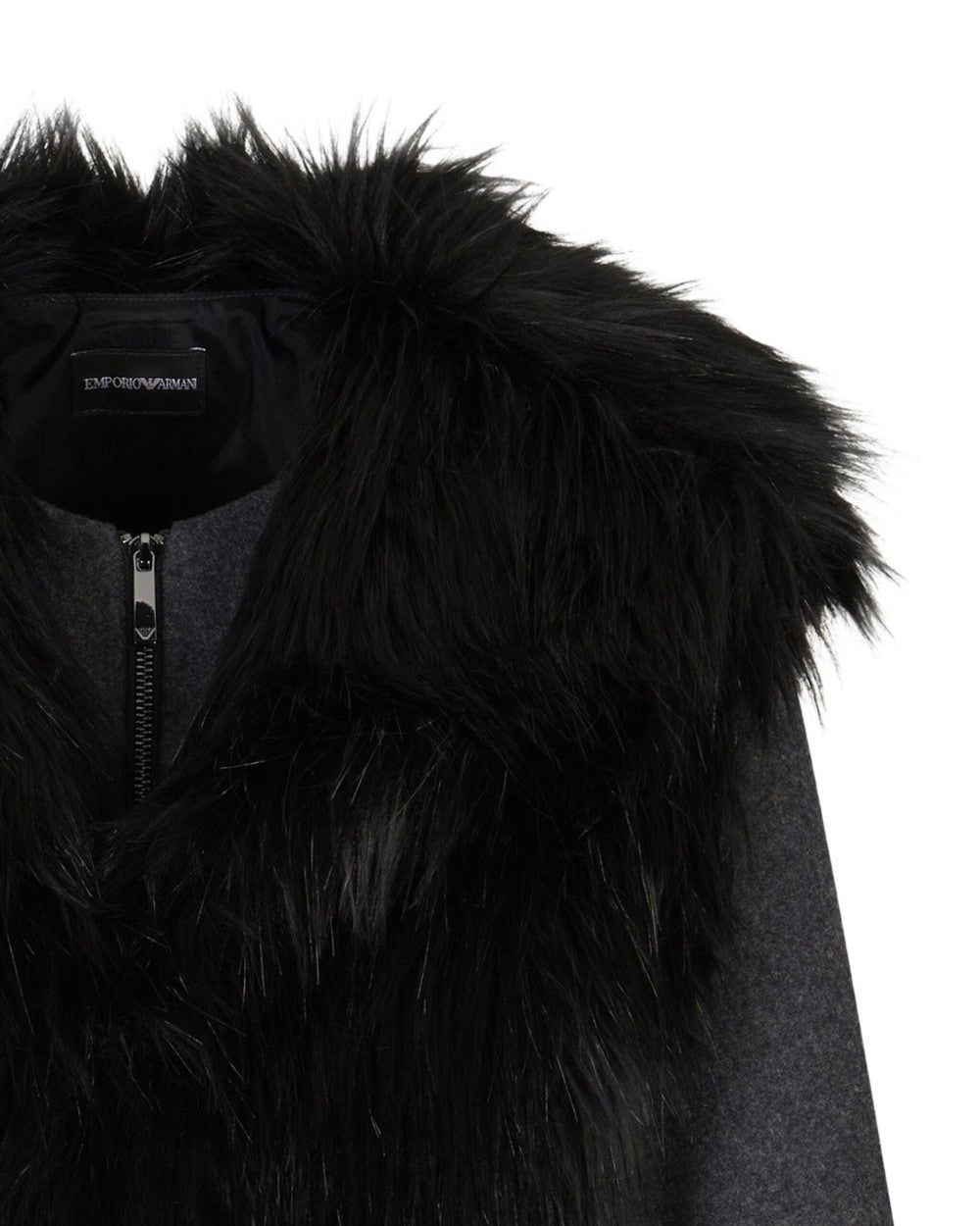 Emporio Armani Grey Coat Glam Steals