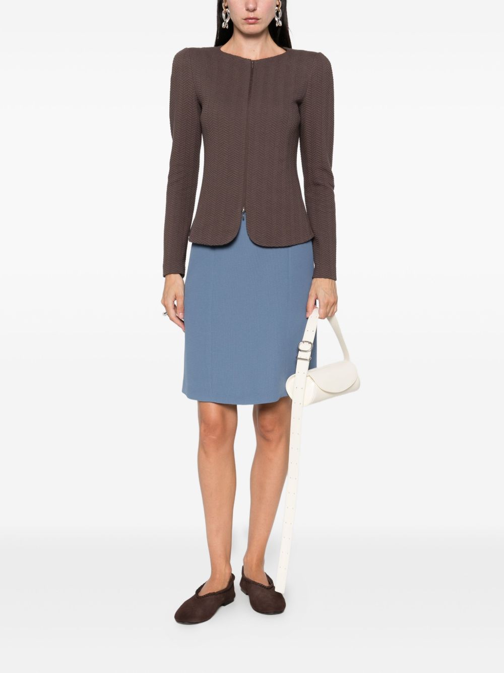 Emporio Armani Grey Jacket Dove Glam Steals