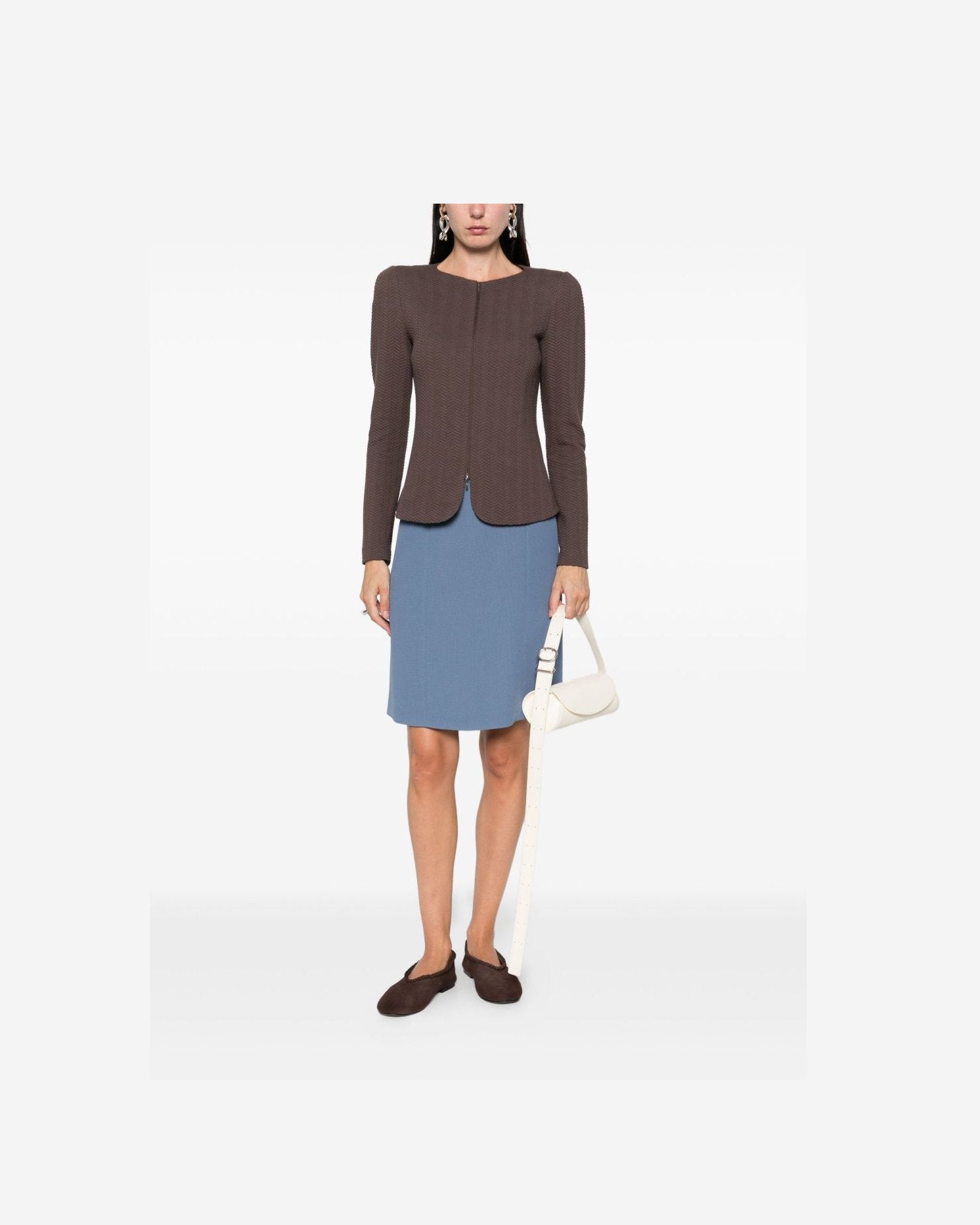 Emporio Armani Grey Jacket Dove Glam Steals