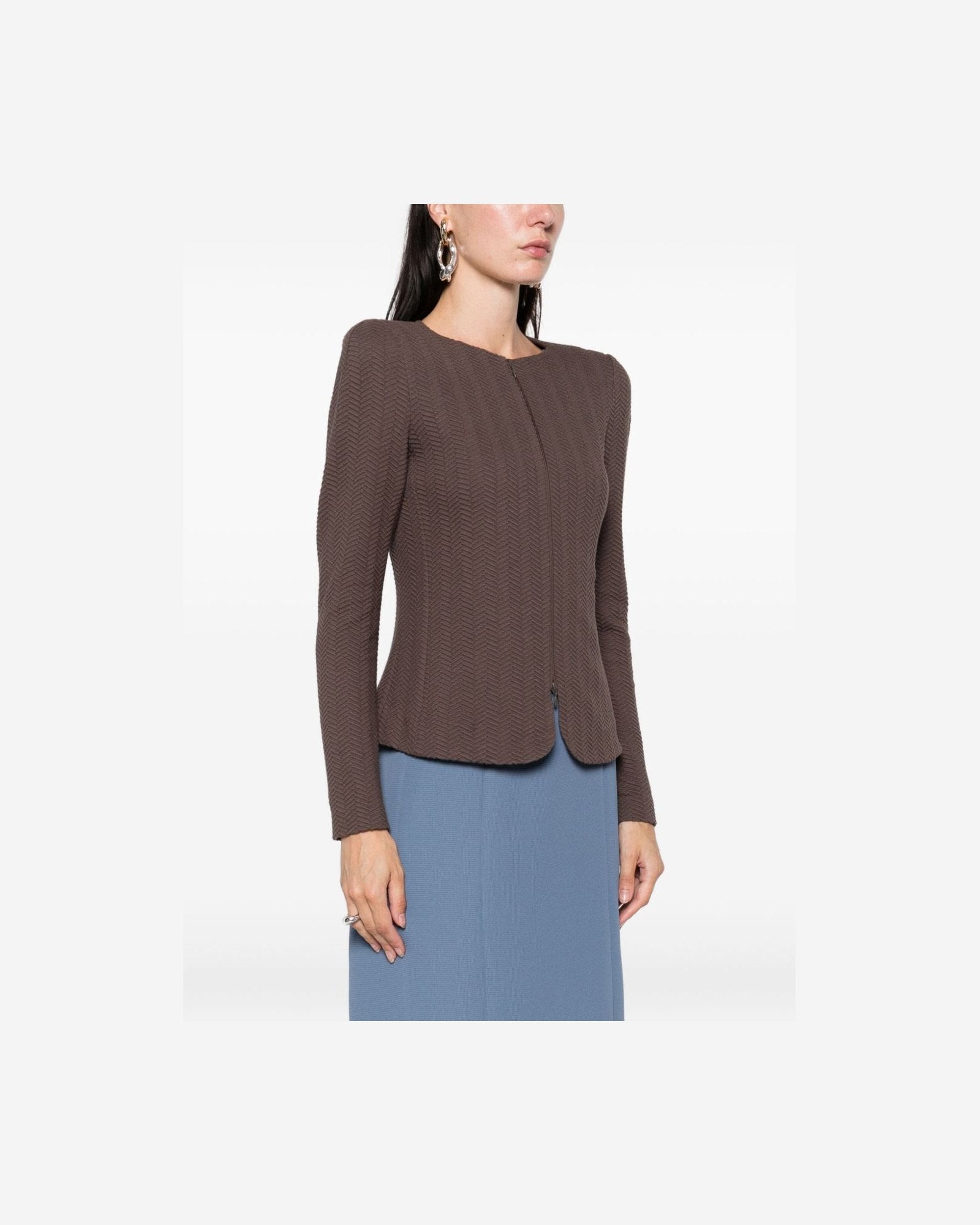 Emporio Armani Grey Jacket Dove Glam Steals