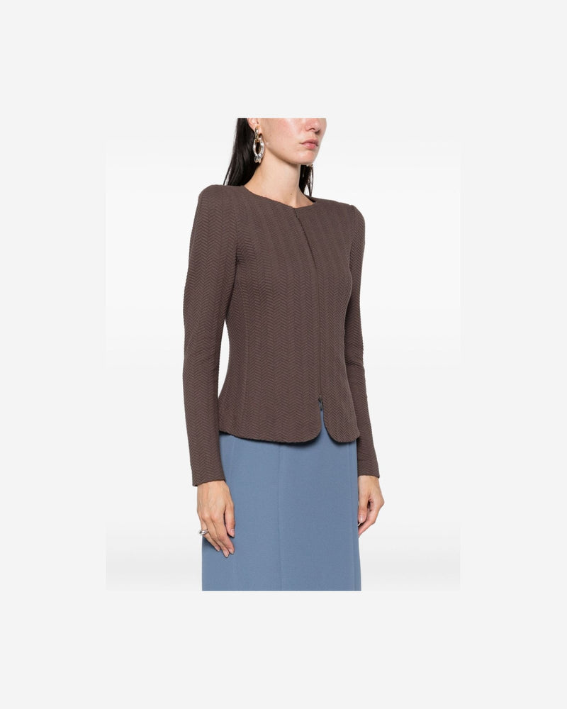 Emporio Armani Grey Jacket Dove Glam Steals