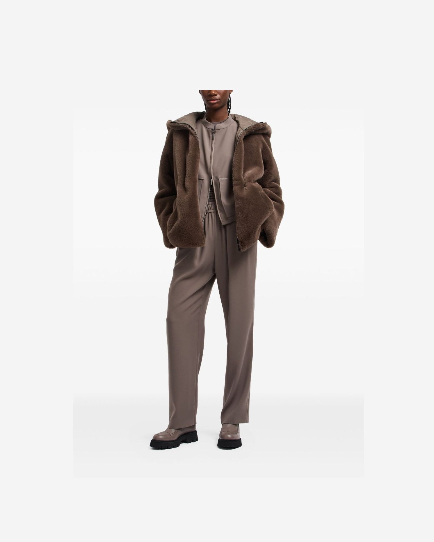 Emporio Armani Grey Trouser Dove Glam Steals
