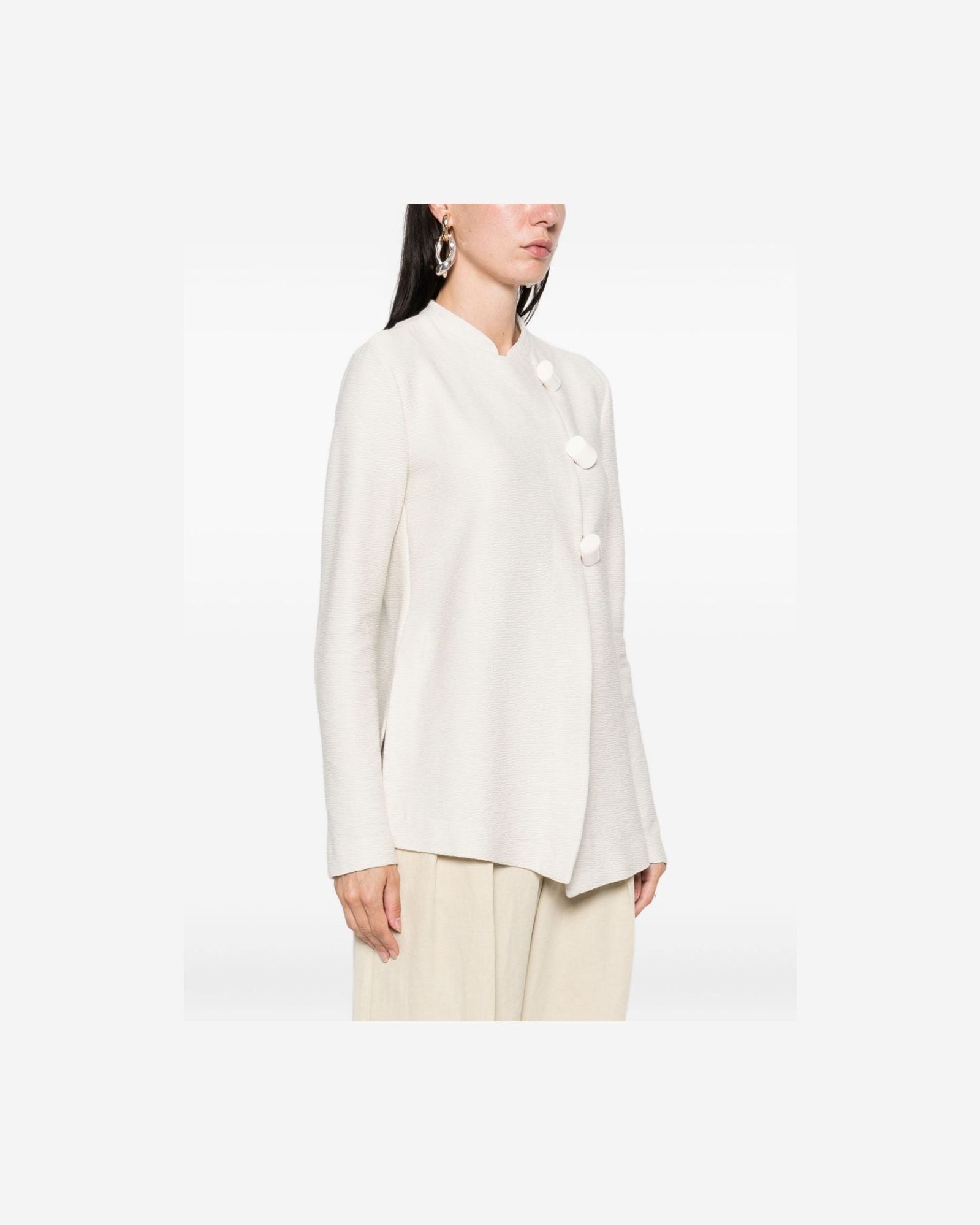 Emporio Armani Ivory Jacket Glam Steals