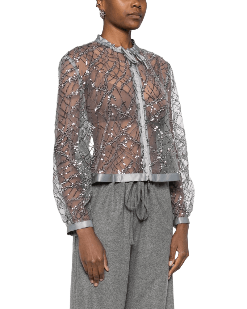 Emporio Armani Jackets Silver Glam Steals