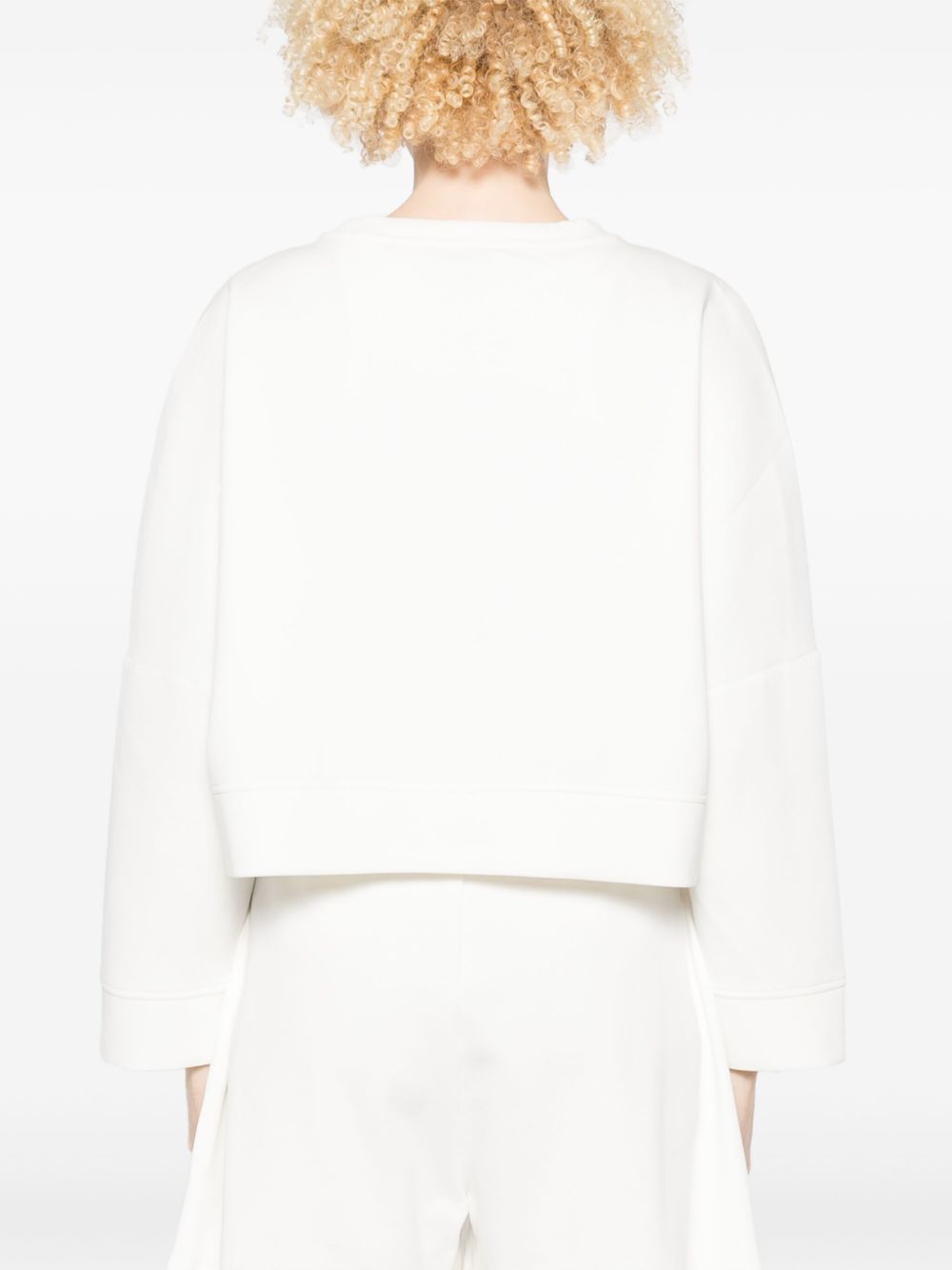 Emporio Armani Jersey Double Sweat-shirt with Ea Logo Embroidery Glam Steals