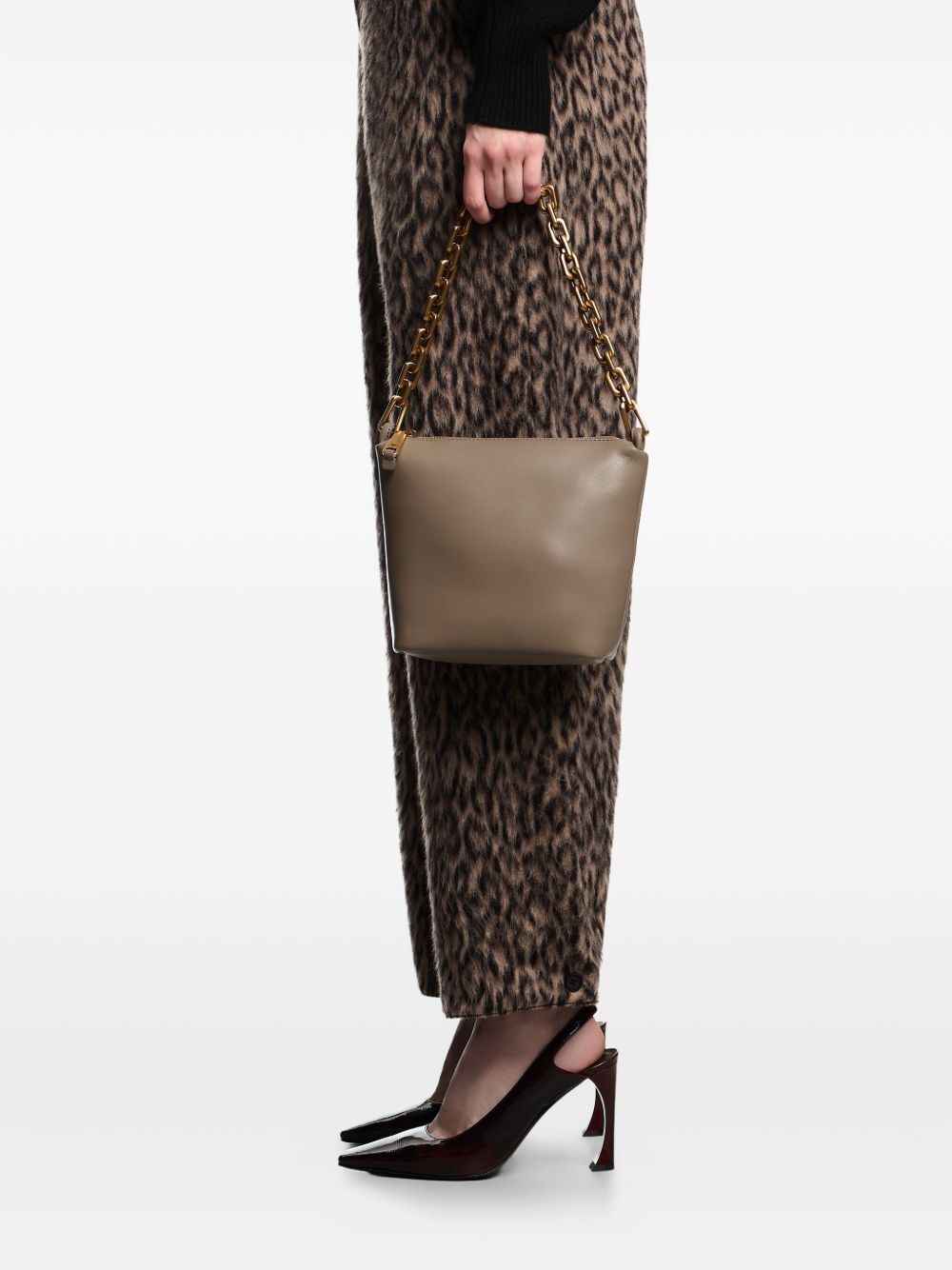 Emporio Armani Leather Small Hobo Bag Glam Steals