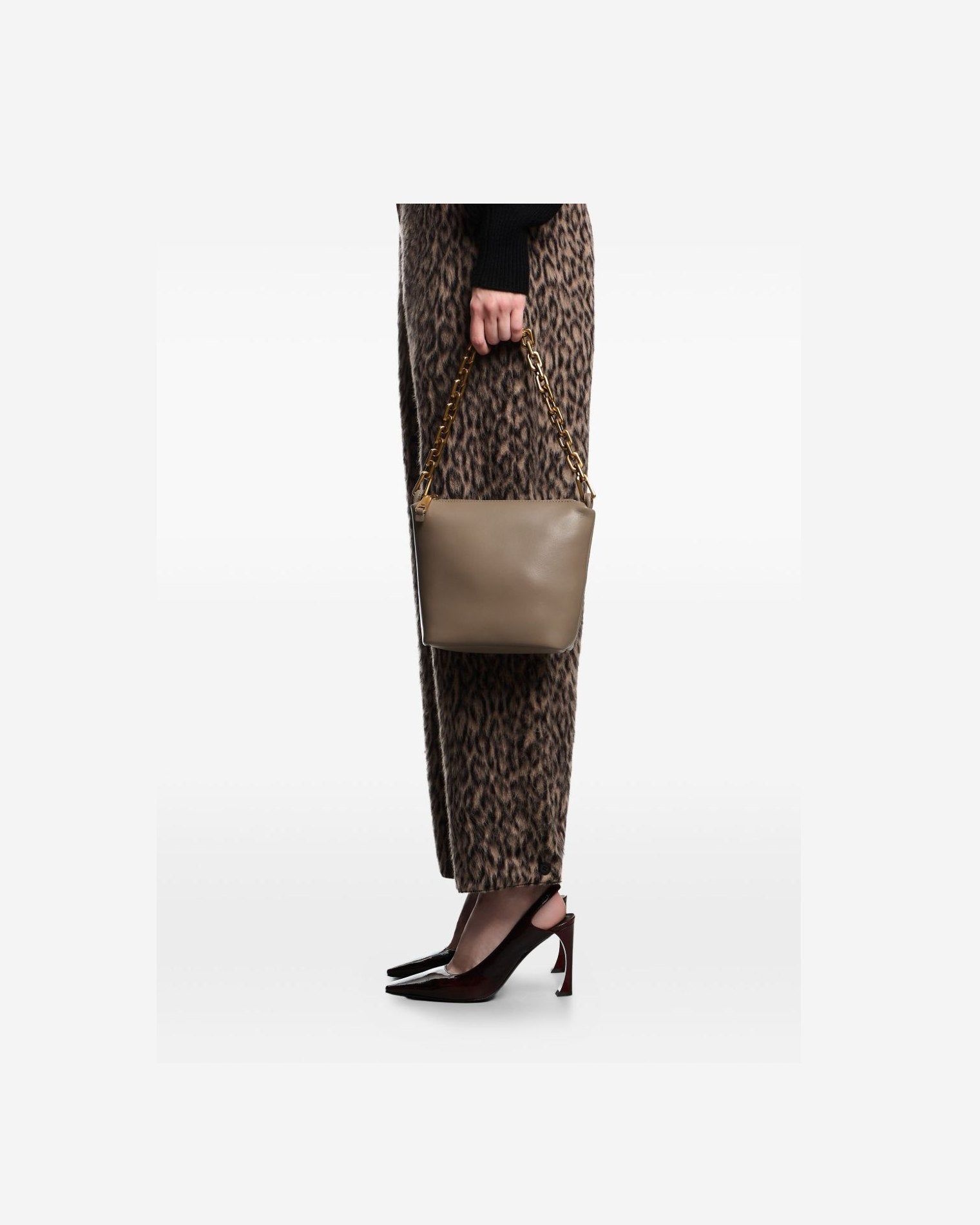 Emporio Armani Leather Small Hobo Bag Glam Steals