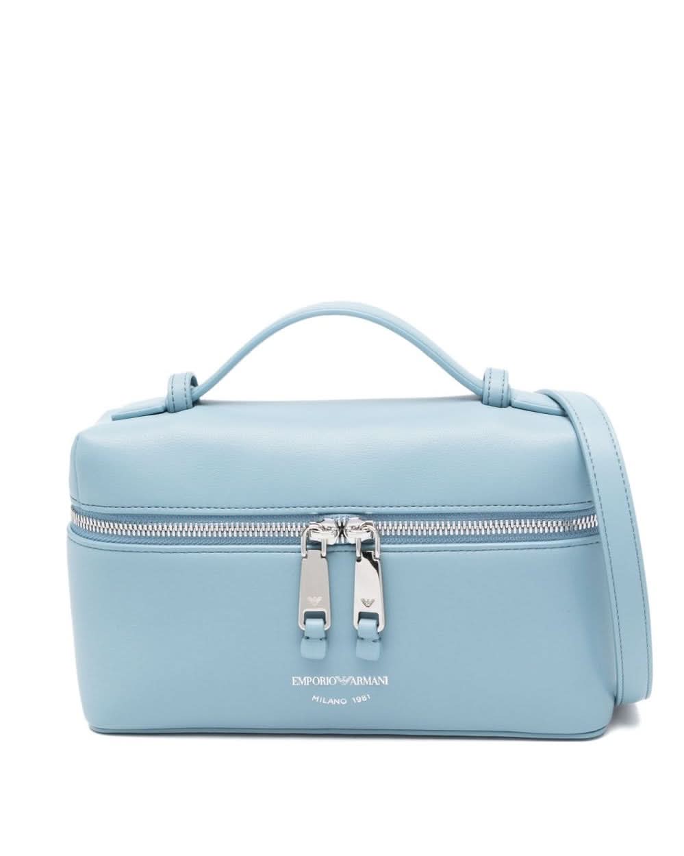 Emporio Armani Leather Vanity Case Shoulder