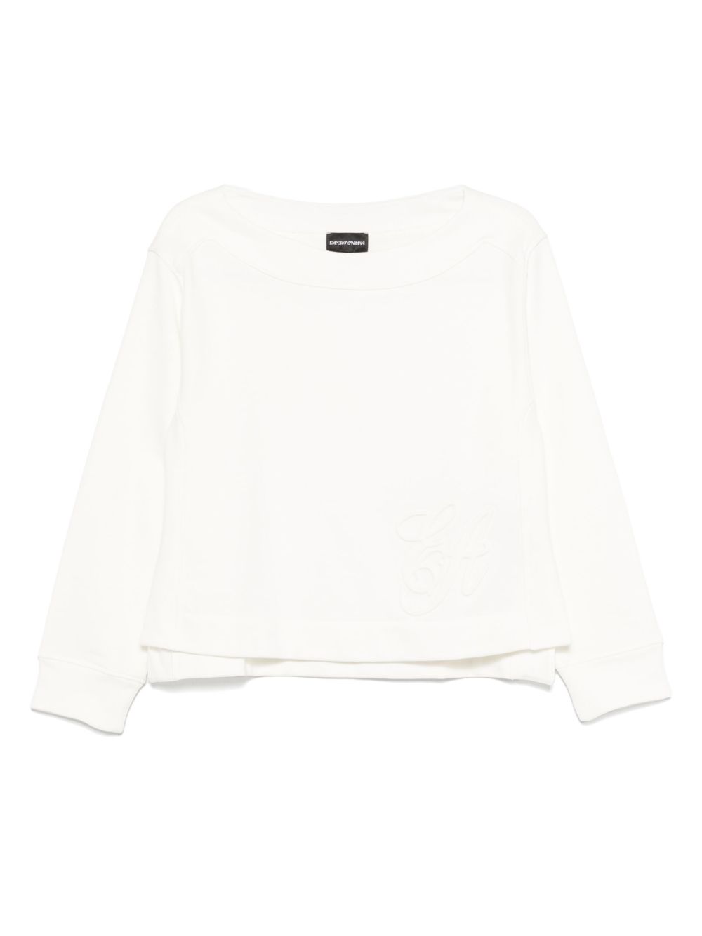 Emporio Armani Logo Embroidered Sweat-shirt