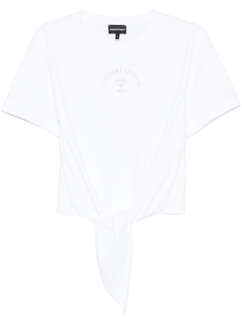 Emporio Armani Logo Print T-shirt Glam Steals
