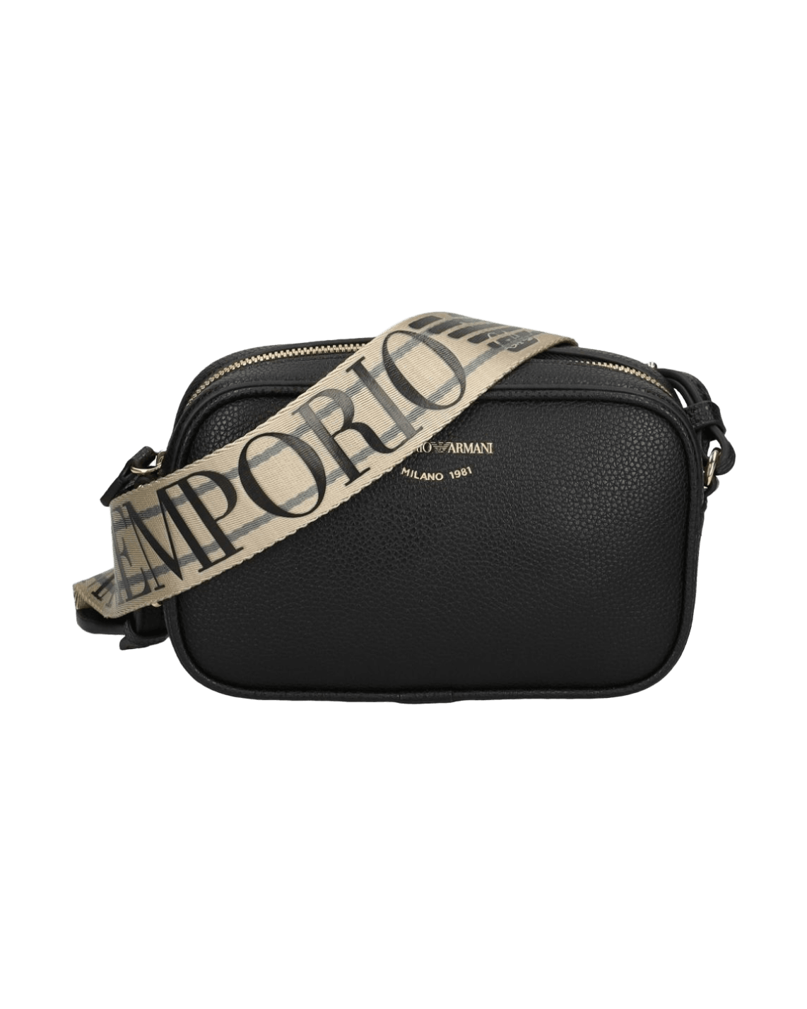 Emporio Armani Logo Printed Shoulder Bag Glam Steals