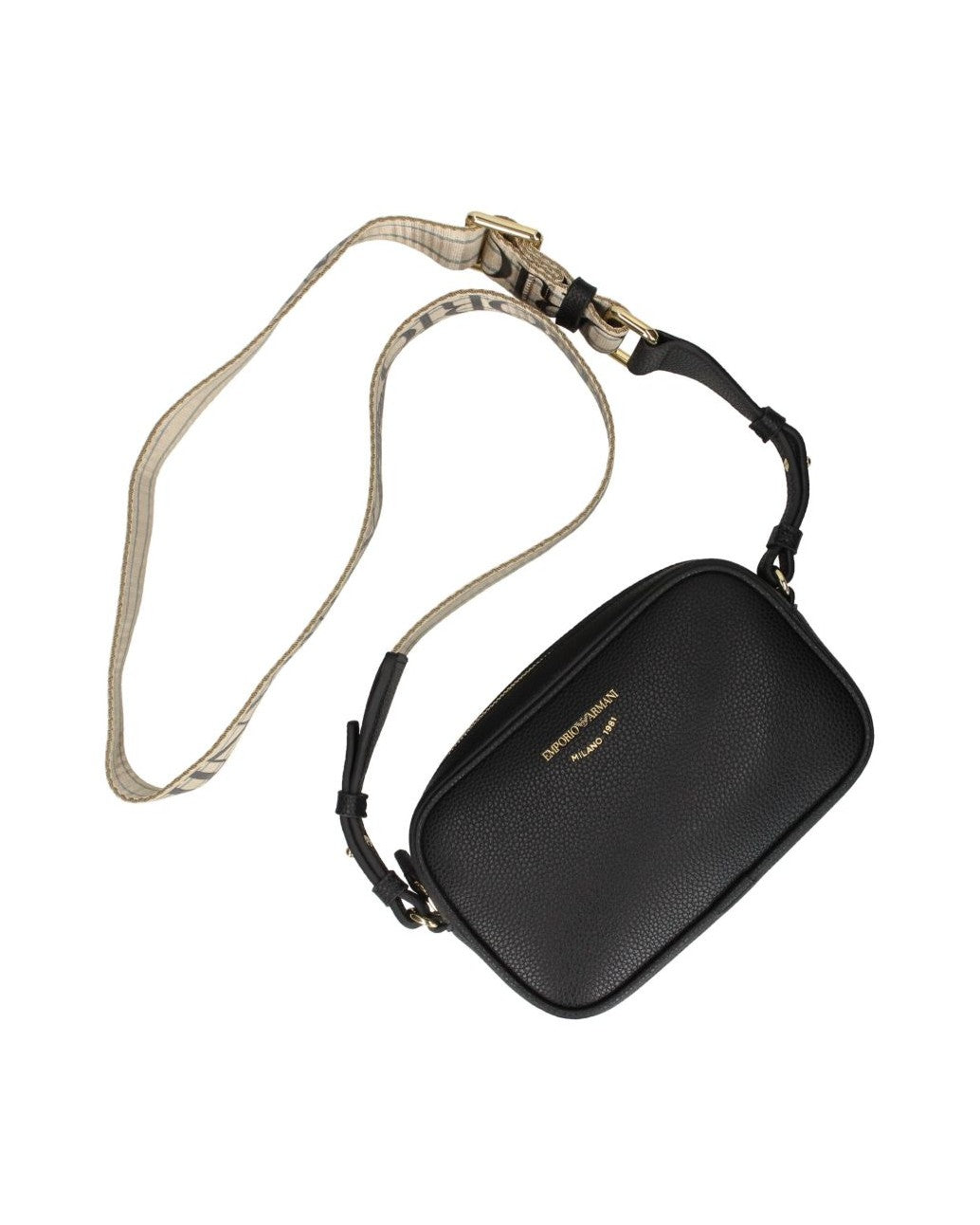 Emporio Armani Logo Printed Shoulder Bag Glam Steals