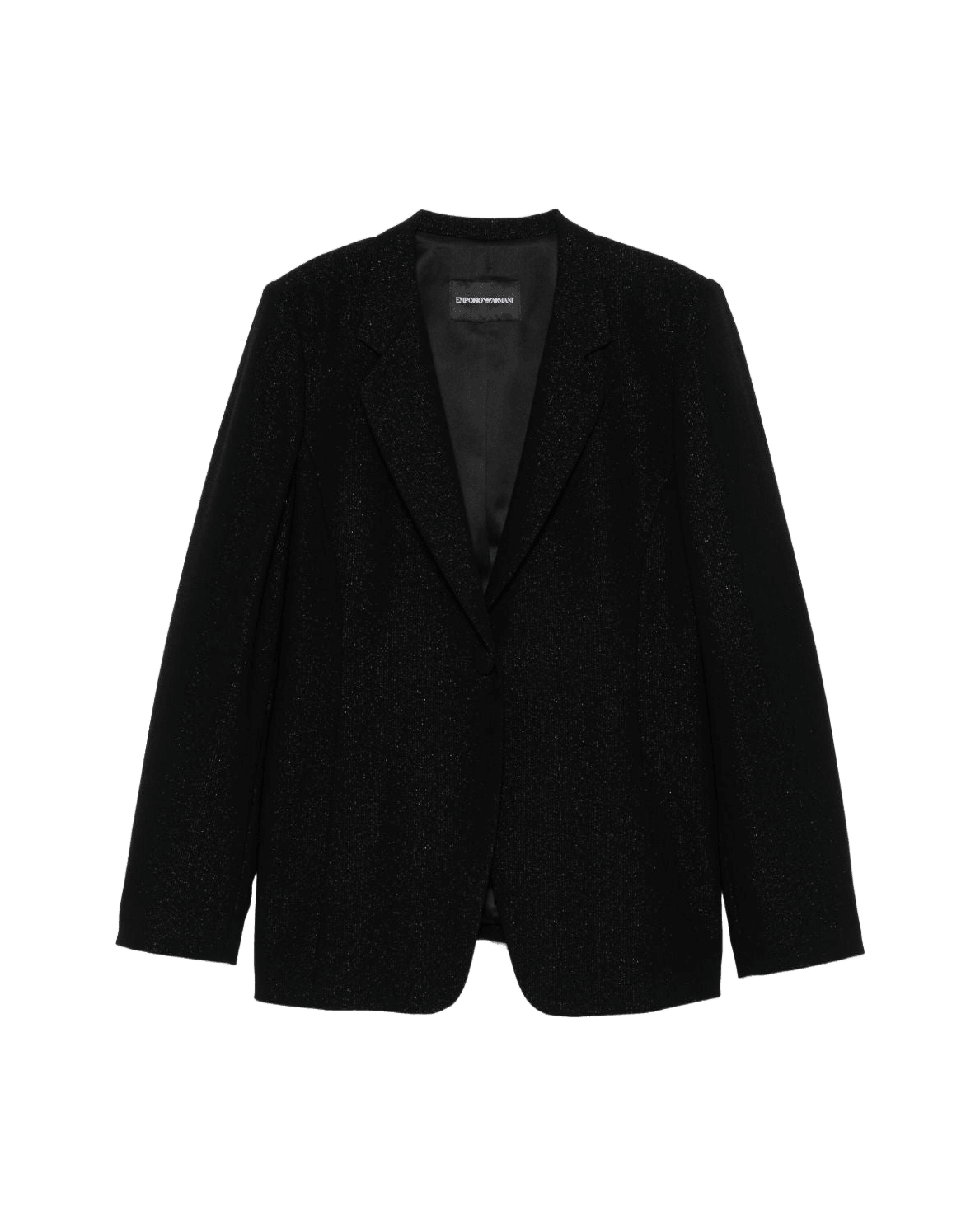 Emporio Armani Lurex Detail Crepe Blazer Glam Steals