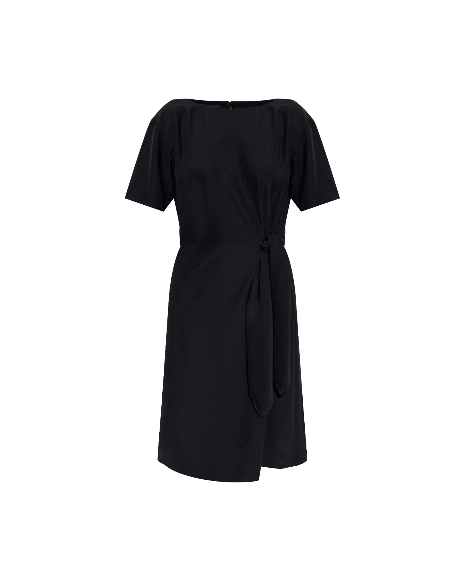 Emporio Armani Midi Dress with Waist Knot Glam Steals