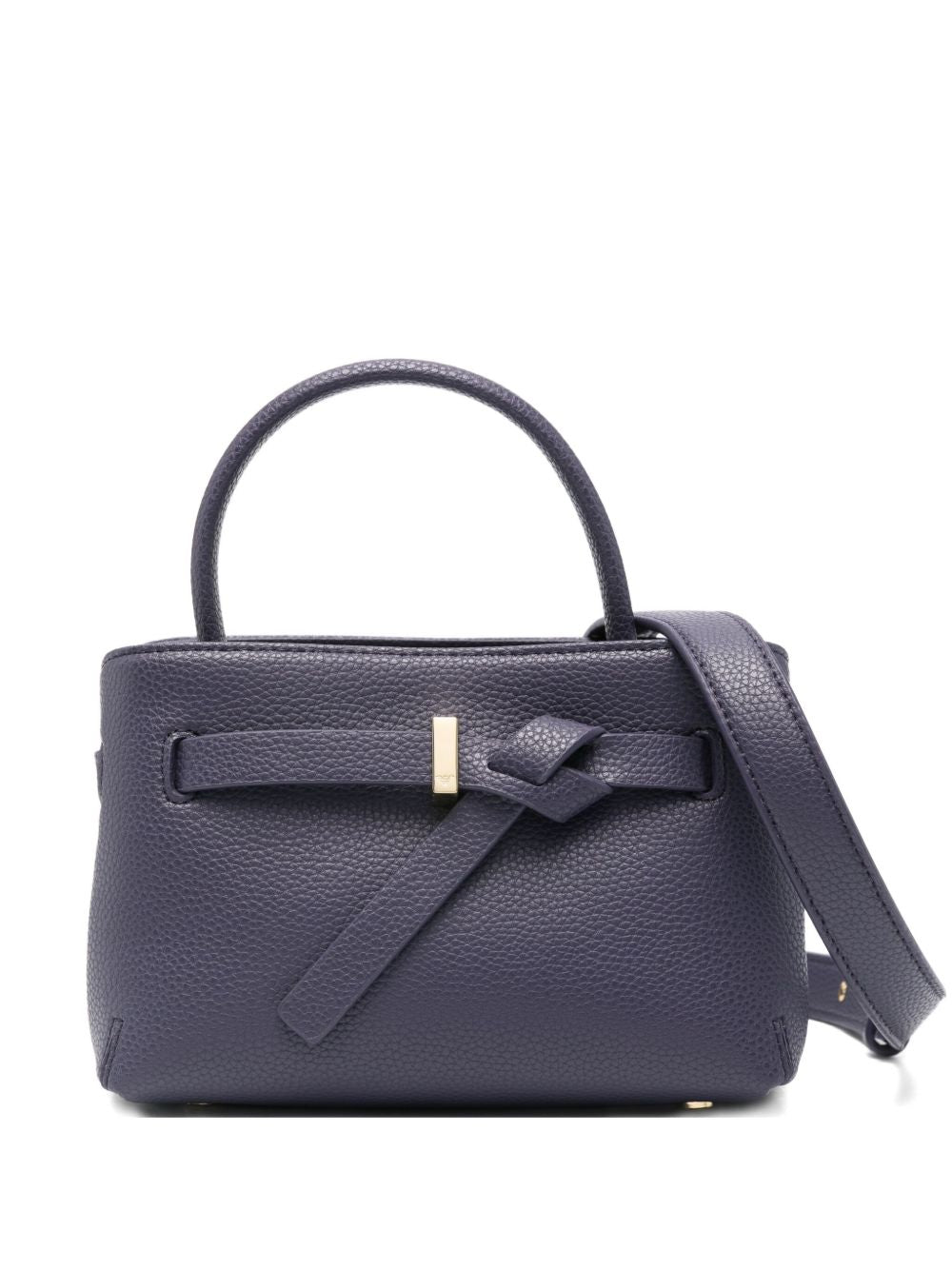 Emporio Armani Mini Knotted Detail Tote Bag Glam Steals