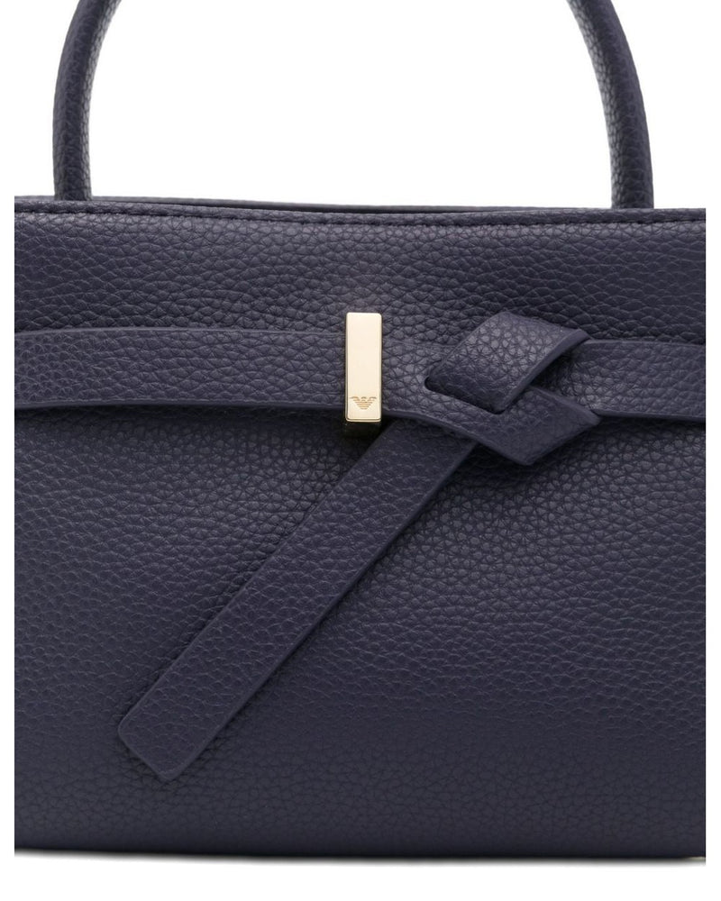 Emporio Armani Mini Knotted Detail Tote Bag Glam Steals