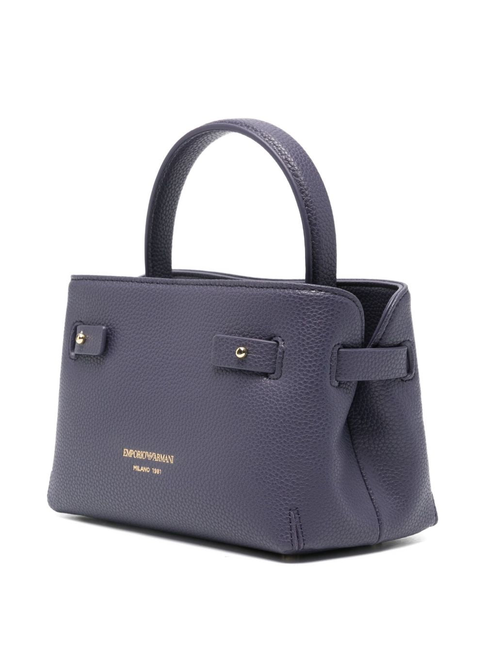 Emporio Armani Mini Knotted Detail Tote Bag Glam Steals