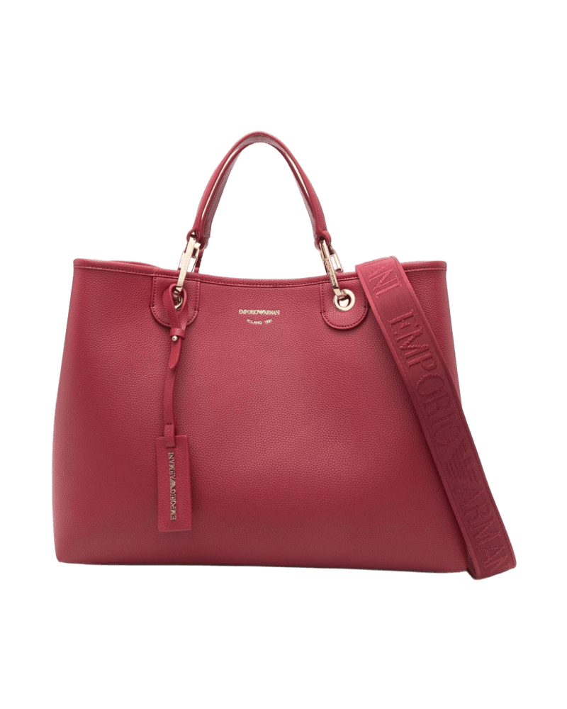 Emporio Armani Myea Medium Shopper with Deer Print Glam Steals