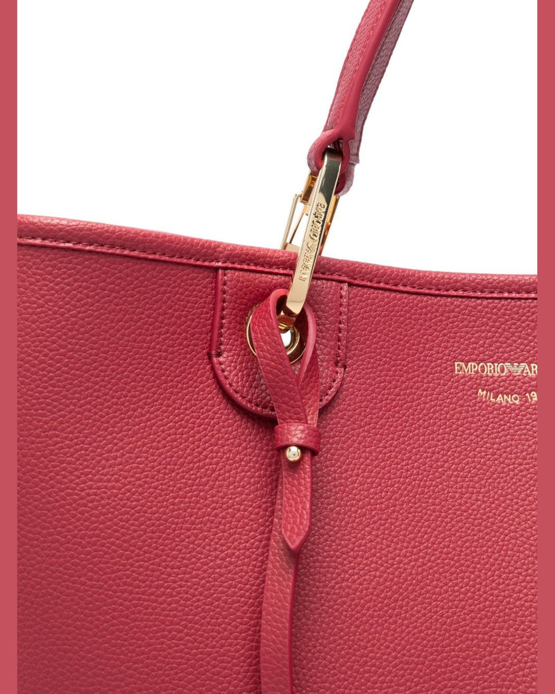 Emporio Armani Myea Medium Shopper with Deer Print Glam Steals