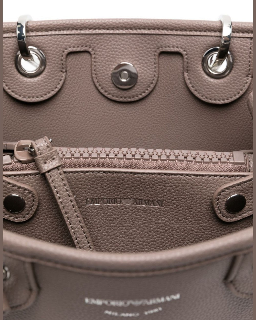 Emporio Armani Myea Small Shopper with Deer Print Glam Steals