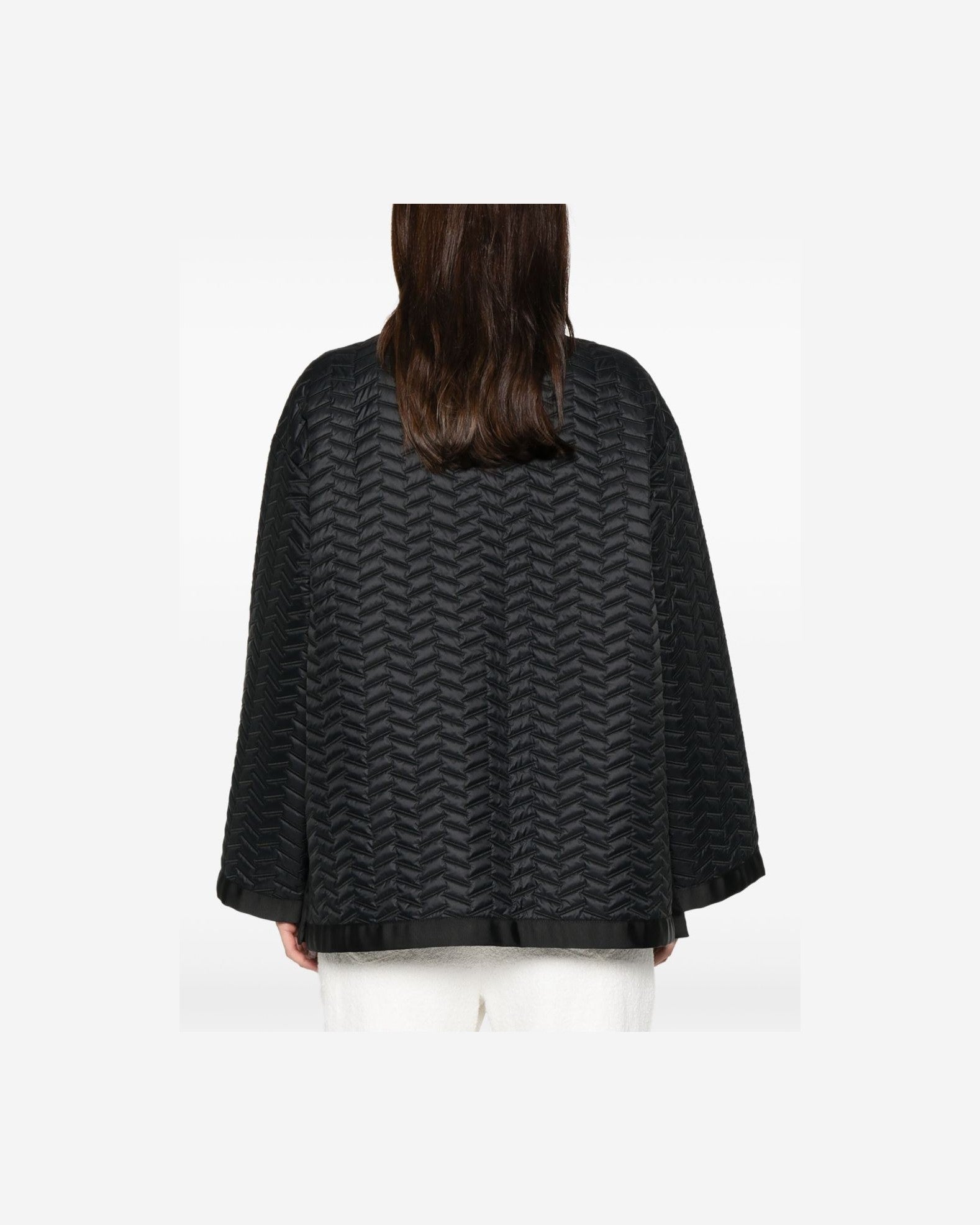 Emporio Armani Nylon Reversible Jacket in Lightweight Water Repellent Quilted Asv Glam Steals
