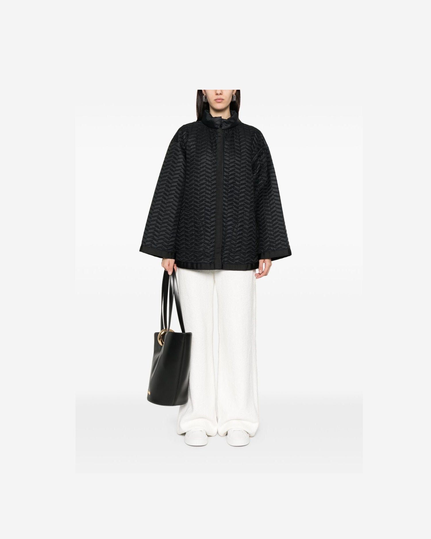 Emporio Armani Nylon Reversible Jacket in Lightweight Water Repellent Quilted Asv Glam Steals