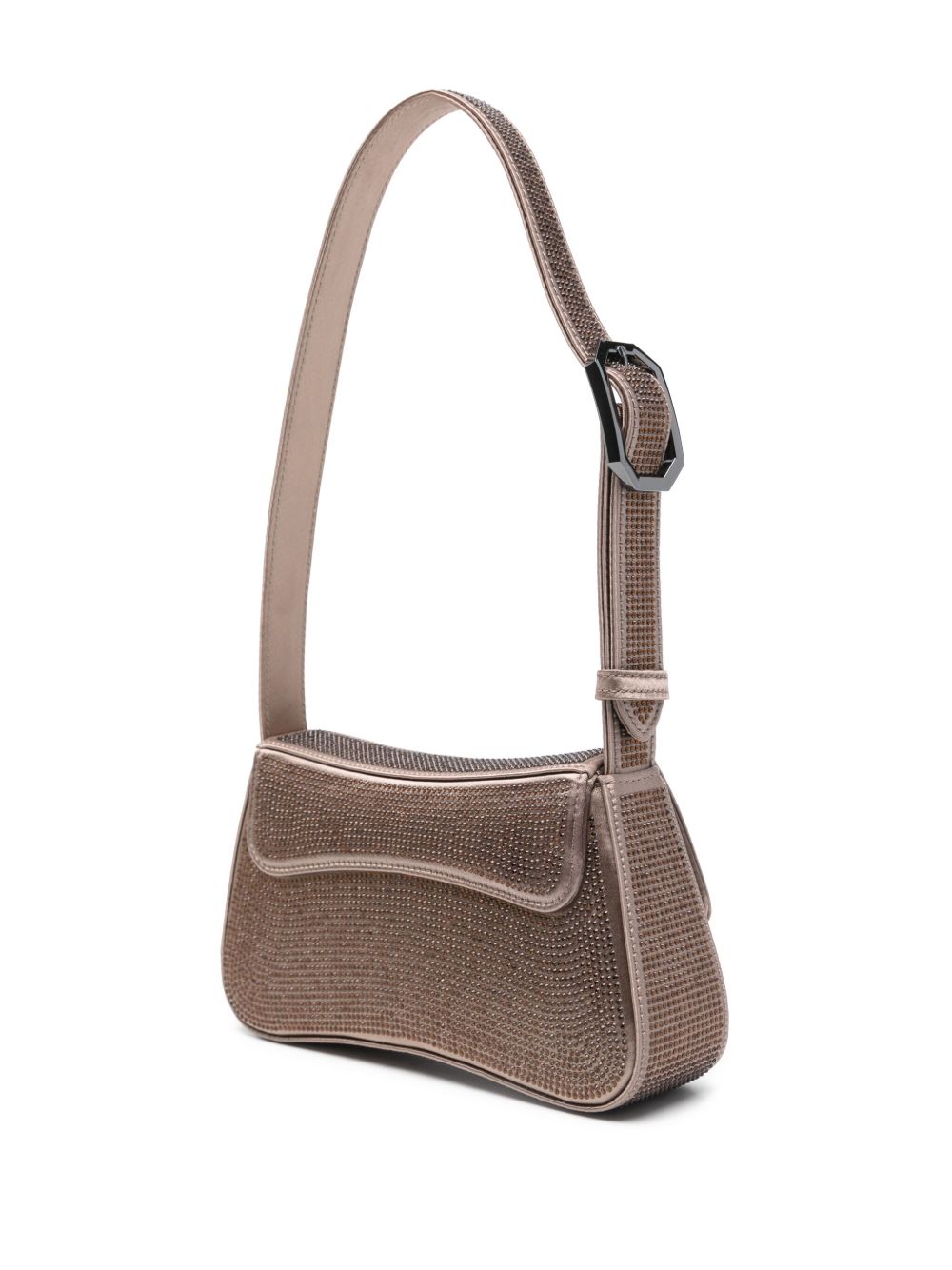 Emporio Armani Satin Shoulder Bag with Rhinestones Glam Steals