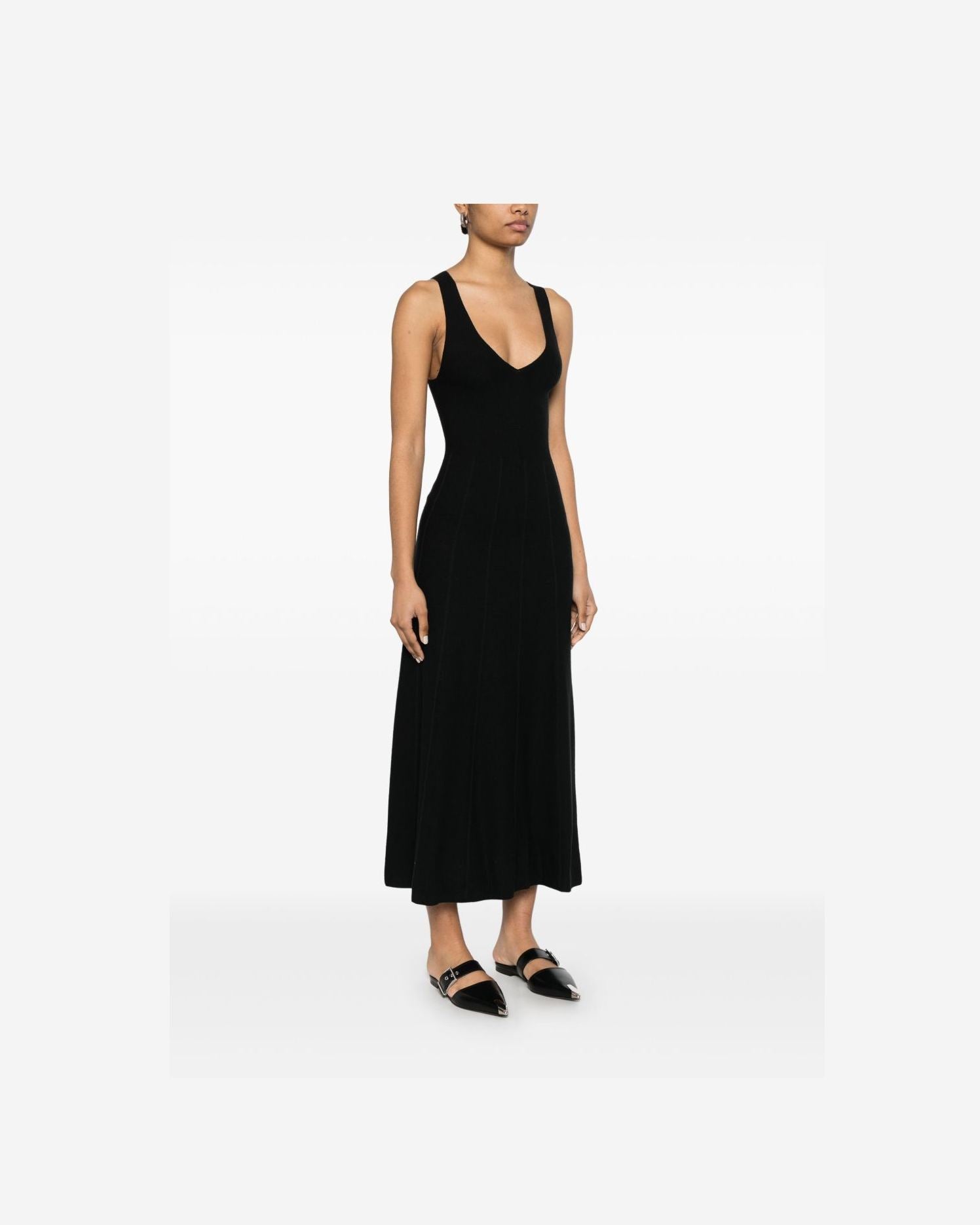 Emporio Armani Seamless, Links Stitch Knit Long Dress Glam Steals