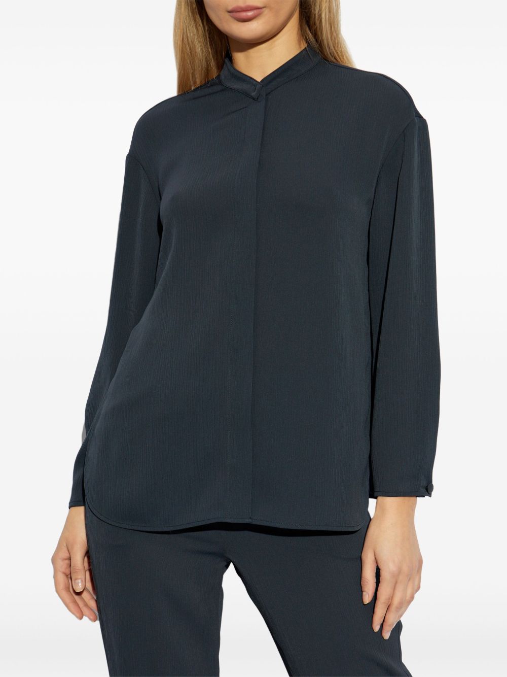 Emporio Armani Shirt with Side Slits Glam Steals