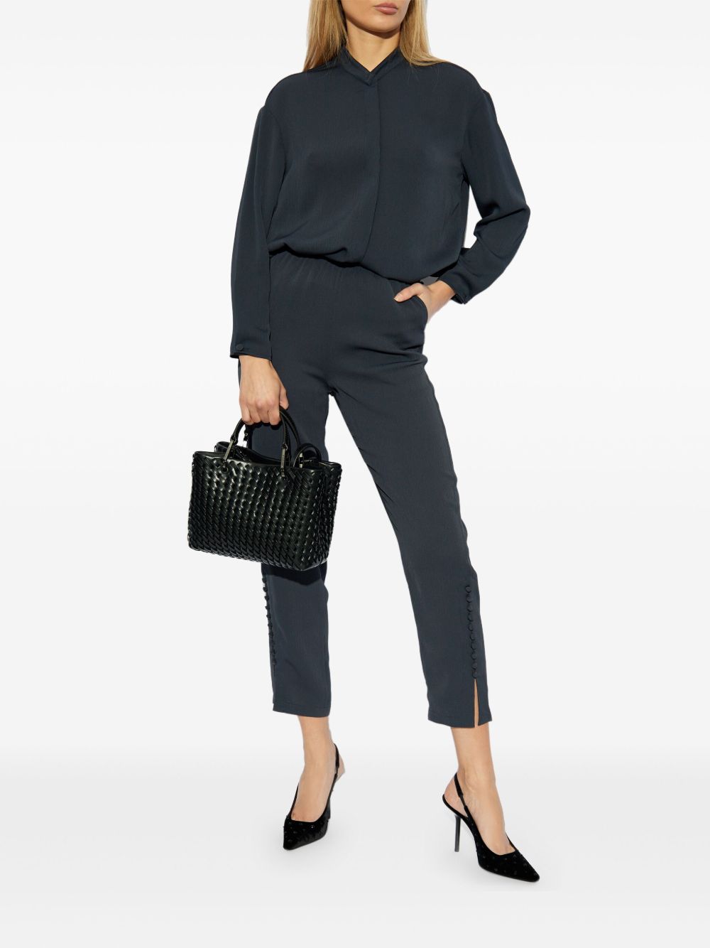 Emporio Armani Shirt with Side Slits Glam Steals