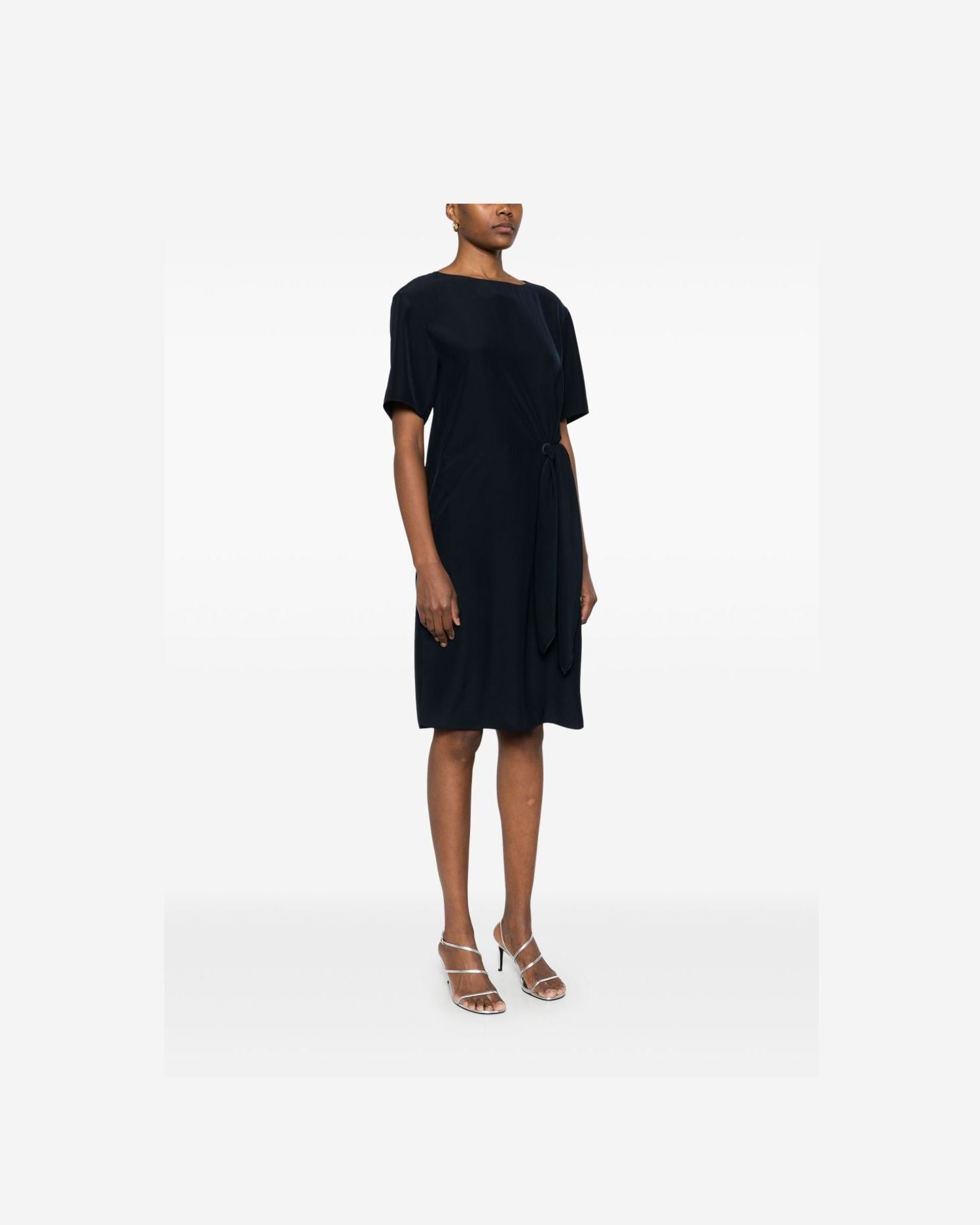 Emporio Armani Short Dress with Side Knot Glam Steals