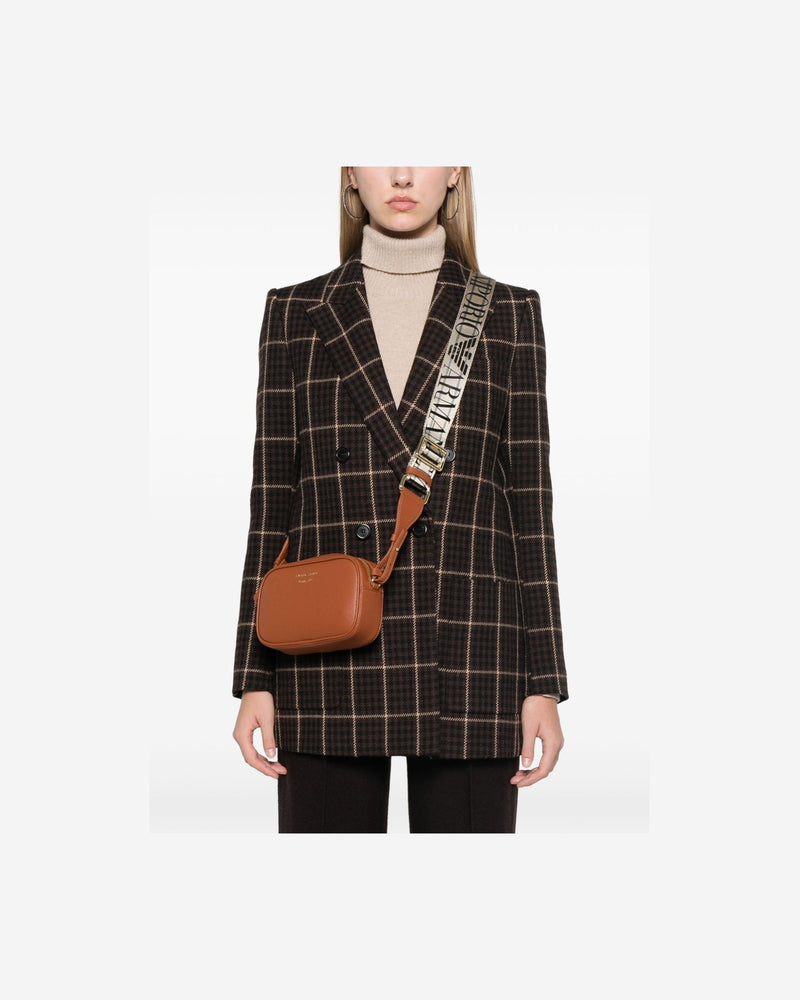 Emporio Armani Shoulder Bag with Embossed Logo Glam Steals