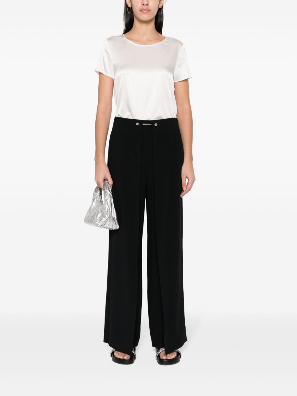 Emporio Armani Silk Blouse Glam Steals