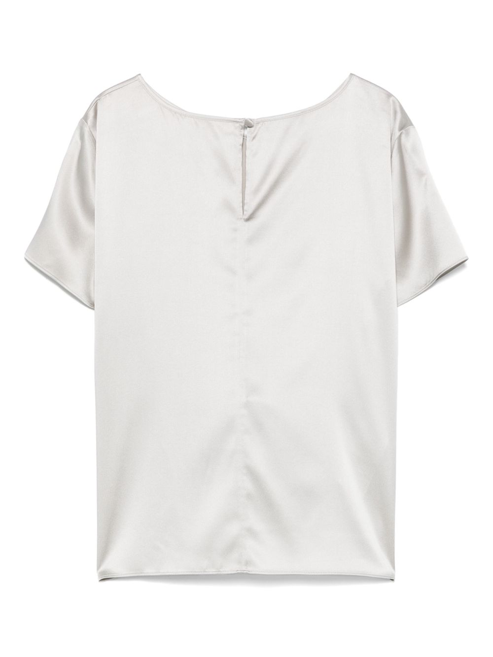 Emporio Armani Silk Crewneck Top Glam Steals