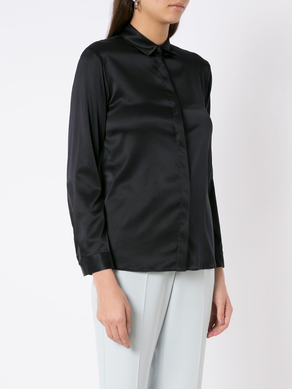 Emporio Armani Silk Shirt Glam Steals