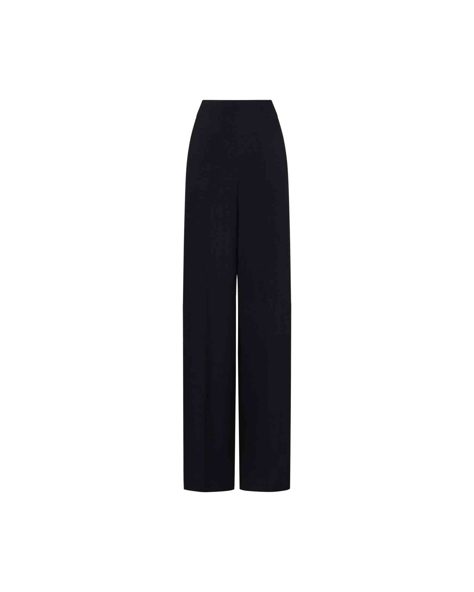 Emporio Armani Silk Straight Trouser in Cady Glam Steals